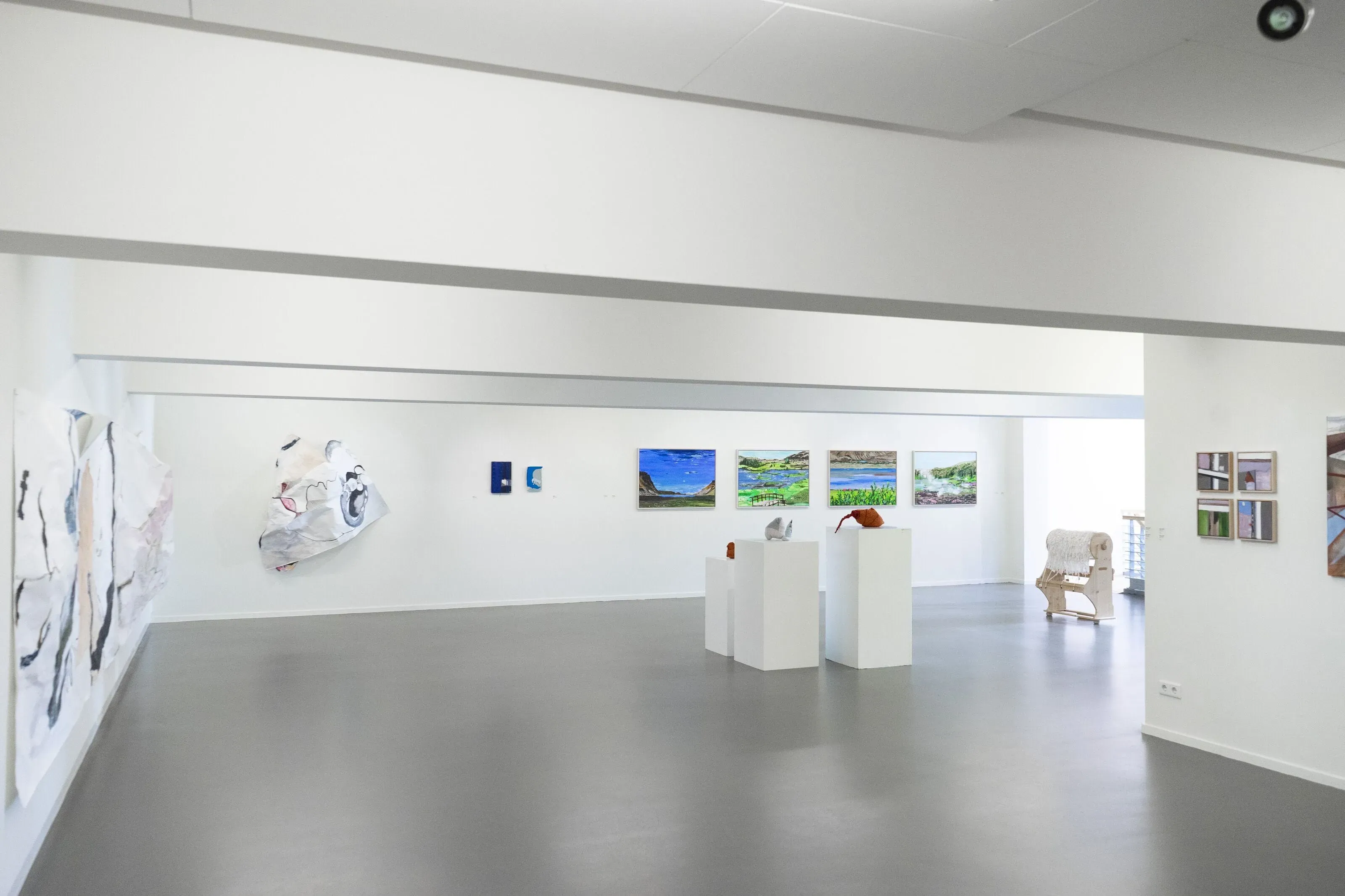 Culturele Ronde Wageningen — zaal met landschapsschilderijen