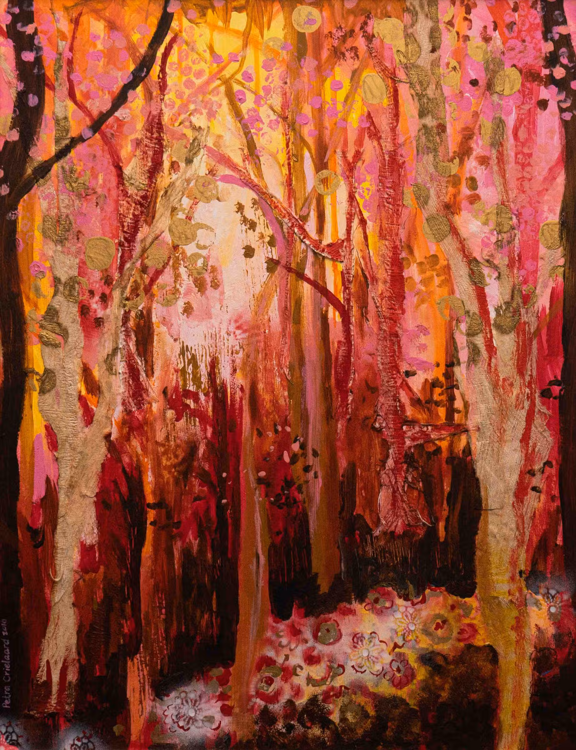Roze bos